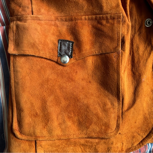 Vintage Suede Leather Festival Jacket - Picture 2 of 6